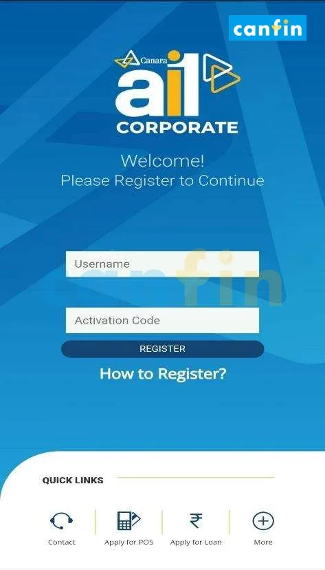 Canara Ai1 Corporate App Registration
