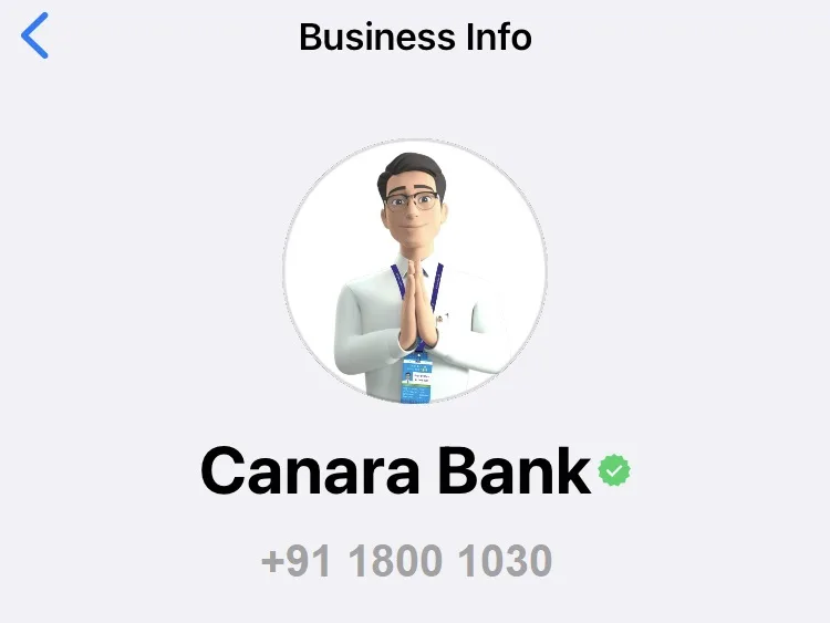 Canara Bank WhatsApp Banking, केनरा बैंक वाट्सऐप बैंकिंग, કેનરા બેંક વોટ્સએપ બેંકિંગ