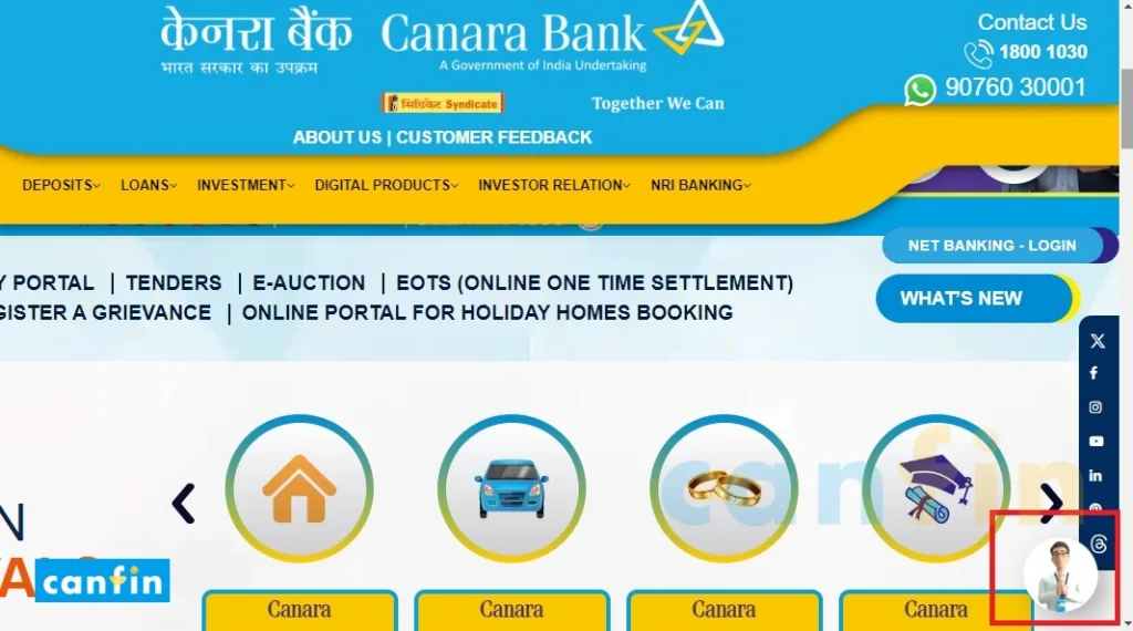 Canara Bank ChatBot Banking