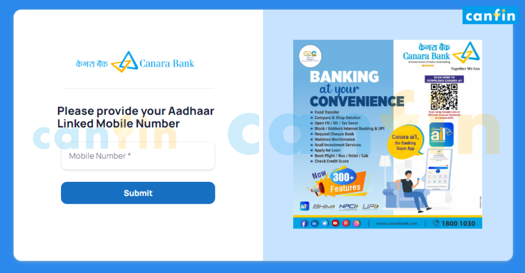 Canara Bank Online Account Opening