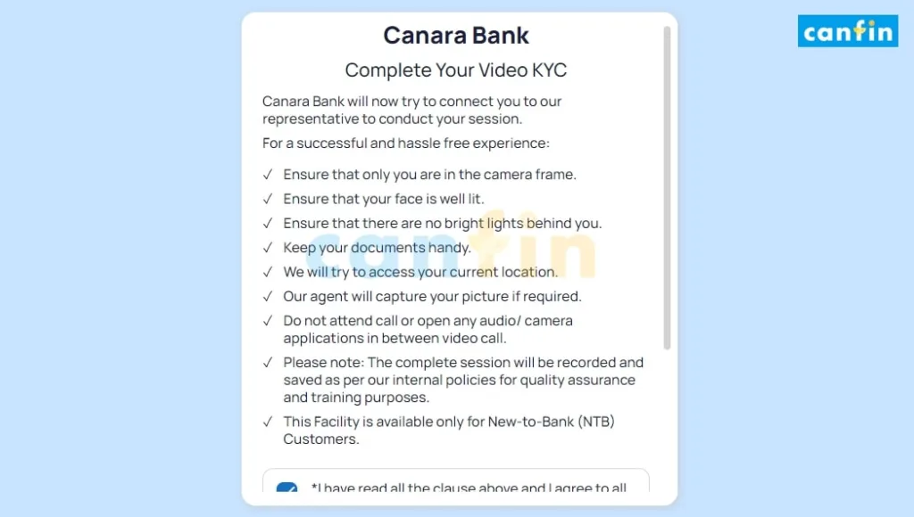 Canara Bank Online Account Opening