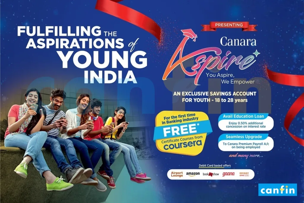 Canara Aspire Saving Account Canara TruEdge